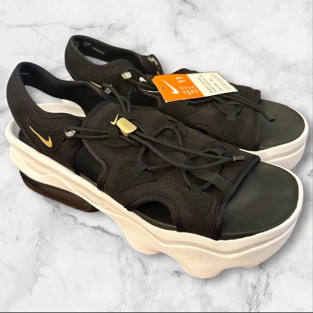Nike ‎ Air Max Koko Sandal 'Black/White' CW9705-100 Women's Size 11